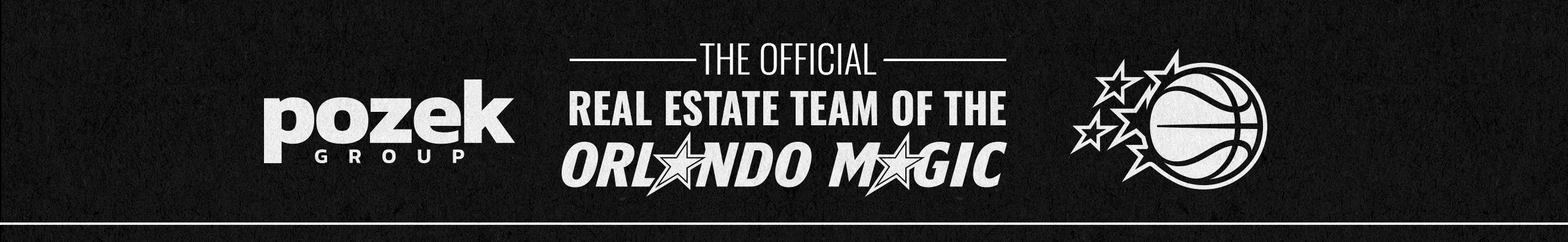 Pozek Group and Orlando Magic banner