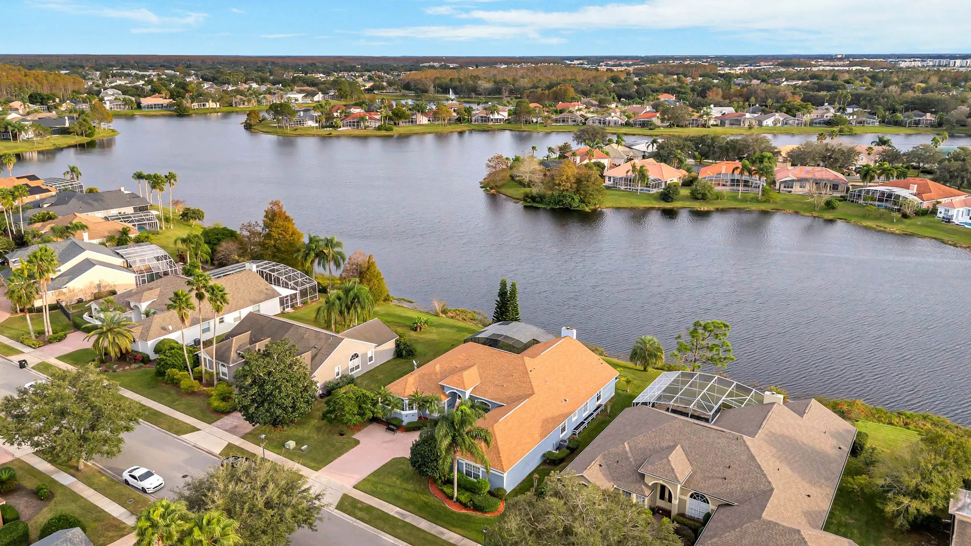 hunter's creek aerial view
