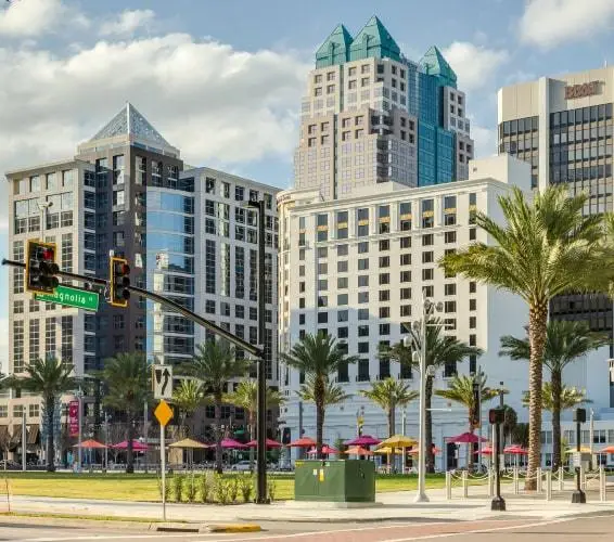 [Hero image: Orlando skyline or team in the field]